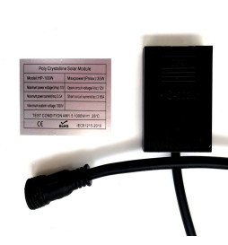 ECO Solar cell LED gatubelysning 100W SANAN Programmerbar