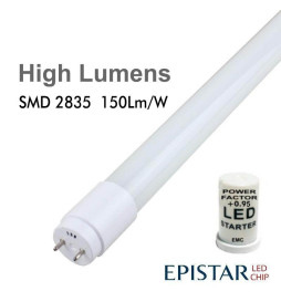 LED Lysrør MAX 13W Glass 90cm 300º - HØY LYSSTYRKE