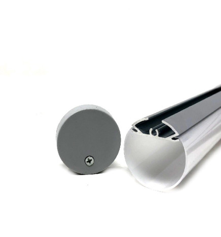 Perfil de Aluminio Modelo TUBE - 2 Metros
