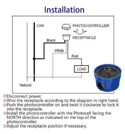 Instalación Sensor Crepuscular 