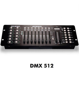 Quizás quisiste decir: Mesa Controladora para Iluminación DMX 512Control Panel for Lighting DMX512 -192 channels