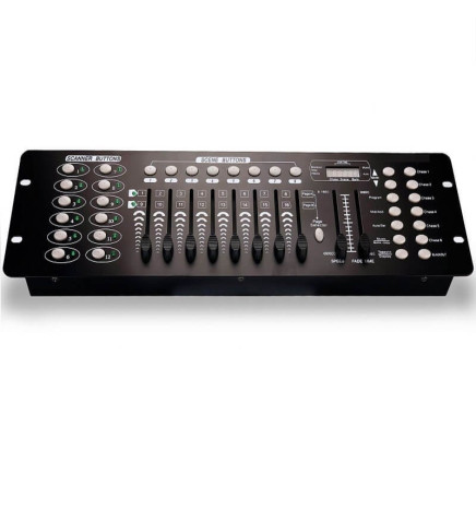Quizás quisiste decir: Mesa Controladora para Iluminación DMX 512Control Panel for Lighting DMX512 -192 channels