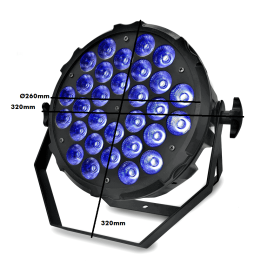 Proiettore LED 300W DALLAS PRO RBG+W 4 in 1 DMX