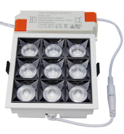 40W LED Spotlight OSRAM chip 18º UGR17 140lm/W