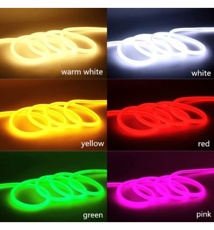 Neón LED CIRCULAR Flexible 220V Bobina 25m 16mm - 9,6W/m - 3000K-4000K-6000K