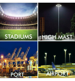 100W LED  Floodlight MAGNUM AIR  186Lm/W  136ºx78º