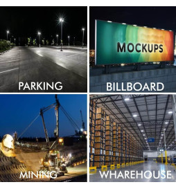 100W LED  Floodlight MAGNUM AIR  186Lm/W 25º