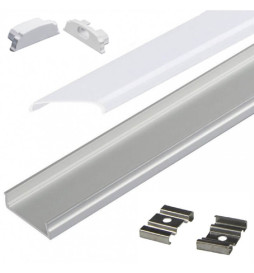 Fleksibel LED aluminiumsprofil U - 2M