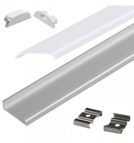 Fleksibel LED Aluminium profil U - 2M