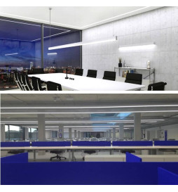 Aluminum Profile Linear INFINITY PRO - DOUBLE LIGHT -2 Meters