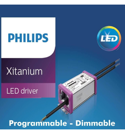 LED gadebelysning 10W - 100W ETNA Philips Driver Programmerbar SMD5050 240Lm / W