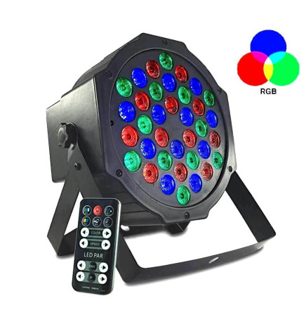 Foco PAR LED 36W DMX MONTANA con mando