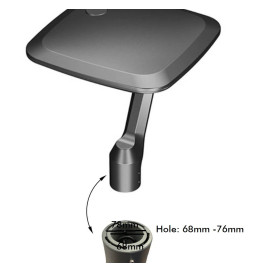 LED-gatubelysning 10W - 100W ETNA Philips Driver Programmerbar SMD5050 240Lm / W