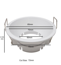 Frame fixed round for LED MR16  GU10 