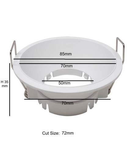 Frame fixed round for LED MR16  GU10 