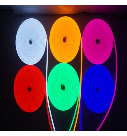 LED Stripe Neon Rot LED 6mm 12V + Stromversorgung