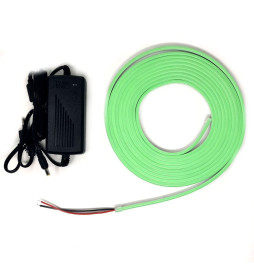 Pack striscia Neon Blu LED 6mm 12V + Alimentatore