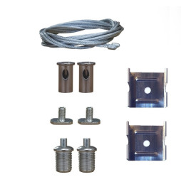 Profilé en aluminium linéaire INFINITY PRO - DOUBLE LUMIÈRE - 2 mètres