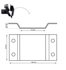 Solar LED 100W Luminaire ECO SANANProgrammable