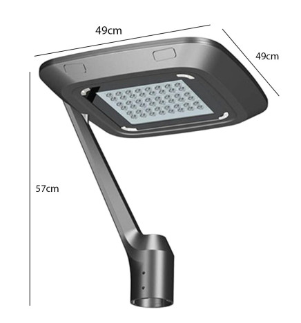 LED gadebelysning 10W - 100W ETNA Philips Driver Programmerbar SMD5050 240Lm / W