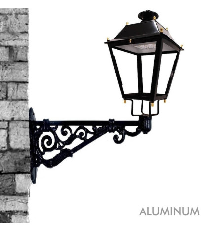 Braço Alumínio 70cm para Farol LED  Villa de ferro forjado