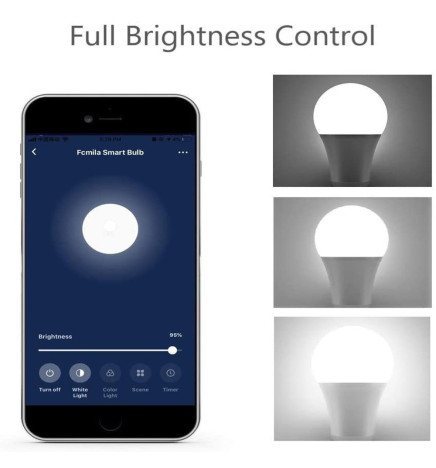 Bombilla LED 10W SMART Wifi  RGB+CCT  - A60 Regulable - E27