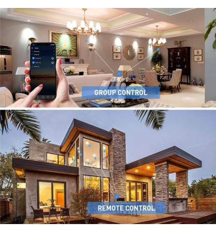 Bombilla LED 10W SMART Wifi  RGB+CCT  - A60 Regulable - E27
