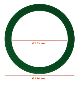 Tilläggsring täcker hål för Downlight - 25,5 cm
