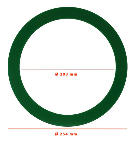 Tilläggsring täcker hål för Downlight - 25,5 cm