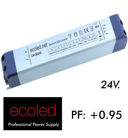 Power supply 24V 120W - ECOLED - IP20