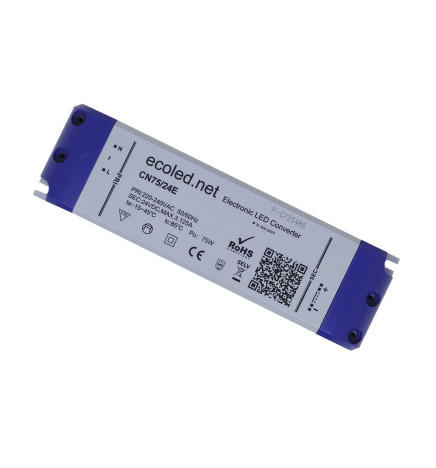 Power supply  PROFESSIONAL 24V 75W - ECOLED - IP20 - TÜV