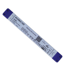 Virtalähde - Ammattimainen SLIM PROFESIONAL 24V 30W - ECOLED - IP20 - TÜV