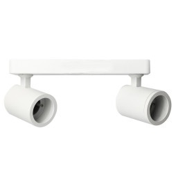 Hvit taklampe for 2x GU10