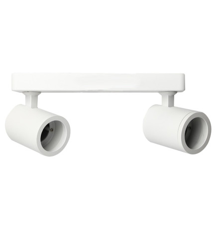 Hvit taklampe for 2x GU10