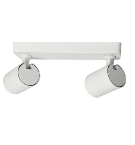 Hvit taklampe for 2x GU10