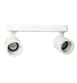 Hvit taklampe for 2x GU10