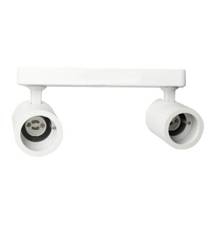 Hvit taklampe for 2x GU10