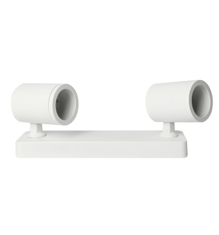 Hvit taklampe for 2x GU10