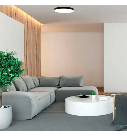 24W LED-loftlampe til overflade OSRAM Chip - NARVIK - sort