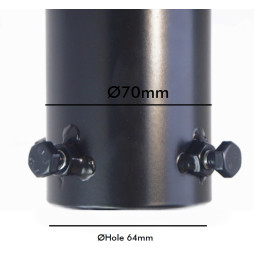 Cruceta de Acero de 3 Brazos