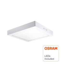 Plafón LED cuadrado superficie 20W 120º OSRAM Chip
