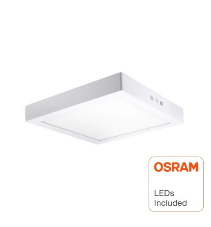 Square LED celling light surface 20W 120º - OSRAM Chip
