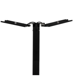 Supporto per 1 o 2 faretti per colonna di illuminazione pubblica