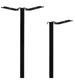 Supporto per 1 o 2 faretti per colonna di illuminazione pubblica