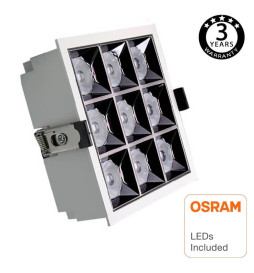 40W LED Spotlight OSRAM chip 18º UGR17 140lm/W