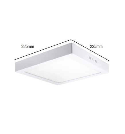 Square LED celling light surface 20W 120º - OSRAM Chip