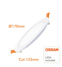 15W LED Circular Downlight Slim OSRAM Chip