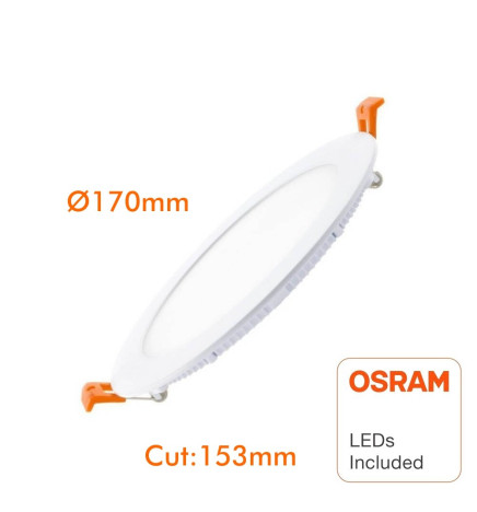 15W LED Circular Downlight Slim OSRAM Chip
