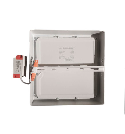 Plafón LED cuadrado superficie 20W 120º OSRAM Chip