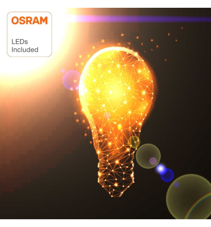 LED Bulb 6W  E27 G45 220º - OSRAM Chip